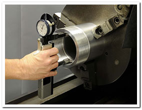 Internal Functional Size Gage PG-6000 on a Part